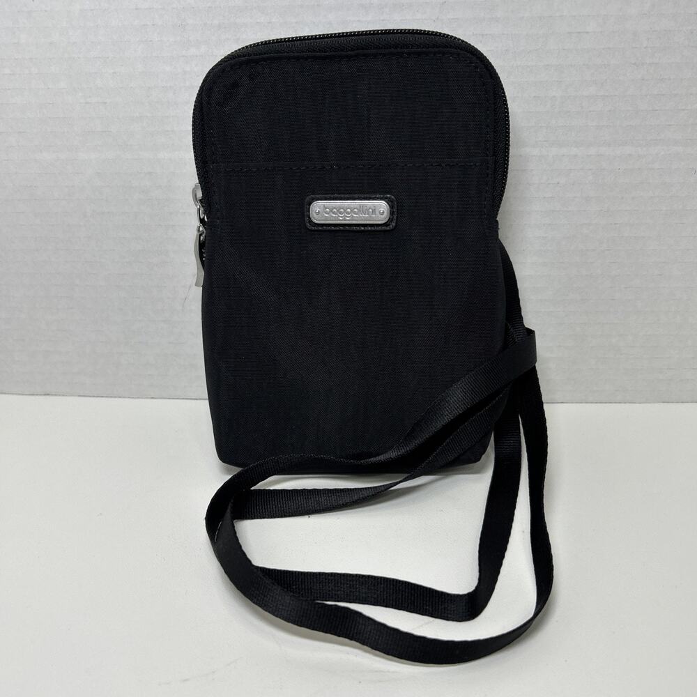 Baggallini Take Two Large RFID Bryant Crossbody - Black